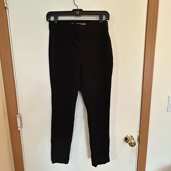 And Klein small stretch pull on black pants - Picture 1 of 7